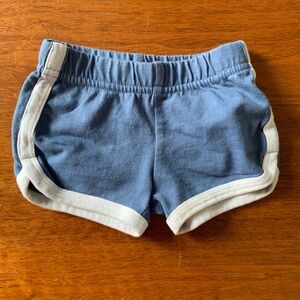 😊FREE😊 Mini Heroes Blue and White Athletic Shorts with Retro Design size 3m